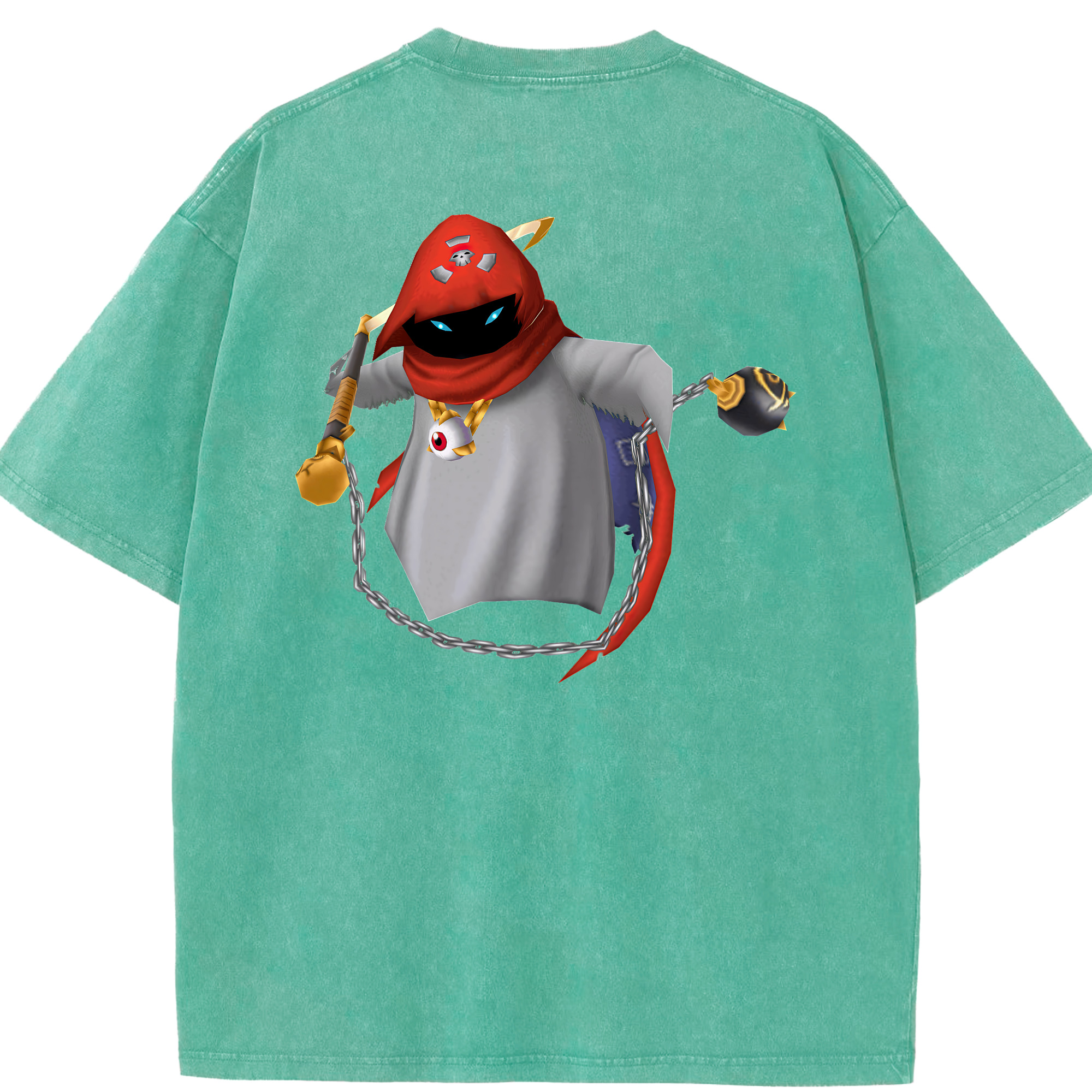 （画像用） Digimon デジタルモンスター/デジモン 綿100% ヴィンテージ風 半袖Tシャツ（背面プリント）
